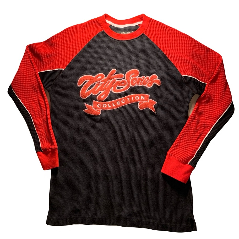 Men's Red and Black City Series Sweater